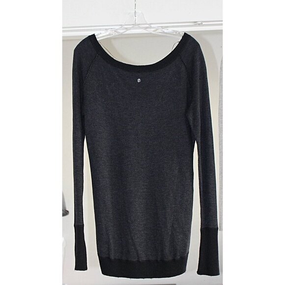 Lululemon - sz Large - Chai Time II Pullover in Black/Heathered Deep Coal - Picture 5 of 14